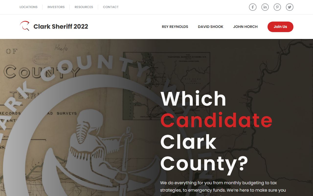 Clark County Sheriff's Office building and facilities showing law enforcement services